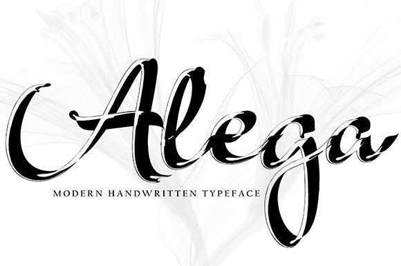 Alega: A Handwritten Font for Editorial Design