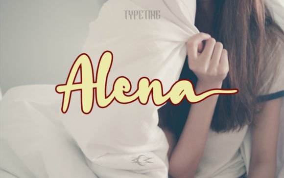 Alena: A Script Handwritten Font for Creative Web Design