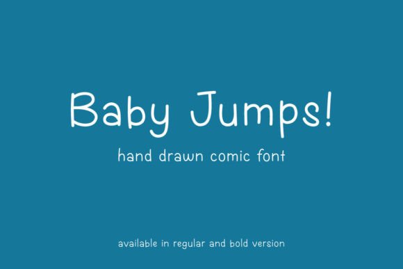 Baby Jumps: A Script Handwritten Font for Editorial Creativity