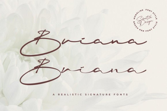 Briana: The Script Handwritten Font That Elevates Brand Content