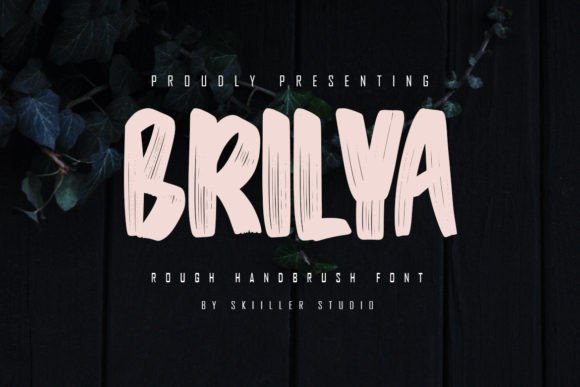 Brilya: A Brush-Pen Inspired Script Font for Branding and Design