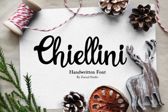 Chiellini: A Script Handwritten Font for Elegant Branding