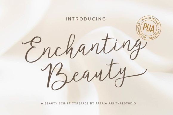 Enchanting Beauty: A Script Handwritten Font for Crafty Creators
