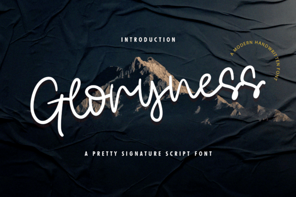 Gloryness: A Font That Elevates Editorial Design