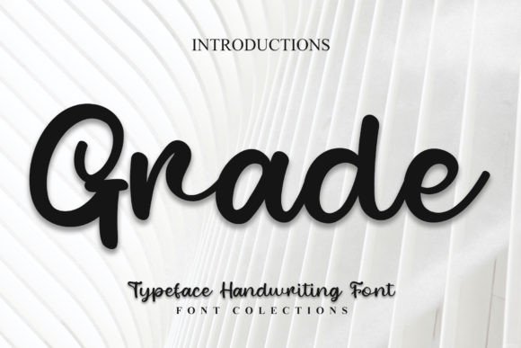Grade: A Delicate Script Font for Editorial Elegance