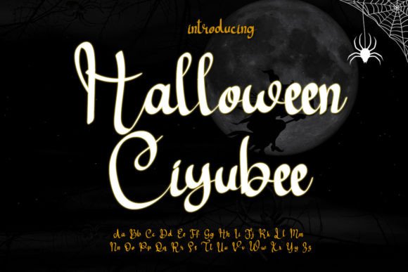 Halloween Ciyubee: A Script Handwritten Font for Modern Web Design