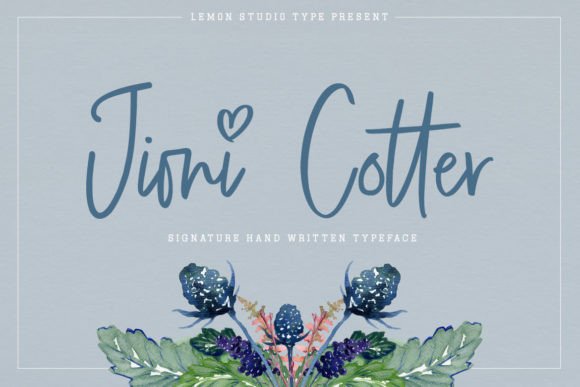 Jioni Cotter: The Perfect Font for Elevating Your Brand’s Visual Identity