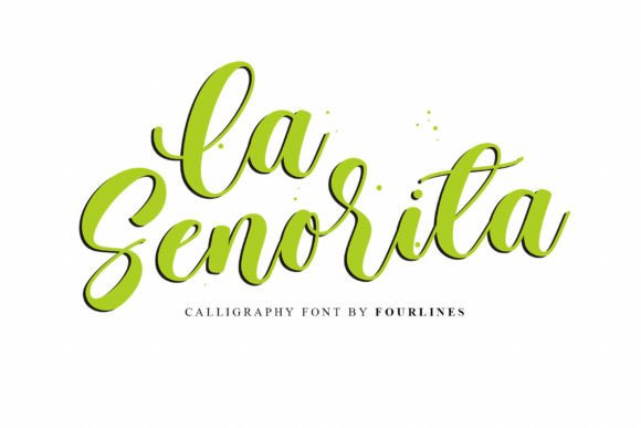 La Senorita: A Quirky Script Font for Handmade Creators