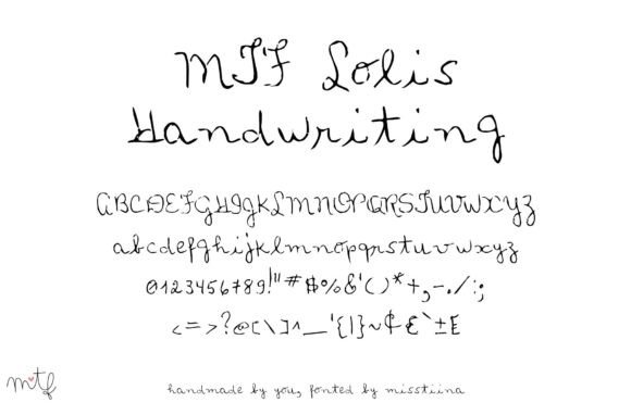 Loli s Handwriting for Creative Web Design and Branding