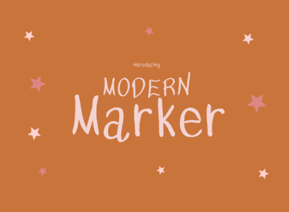 Modern Marker: The Font That Elevates Your Brand