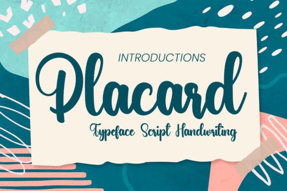 Placard: A Modern Handwritten Font for Creative Crafters