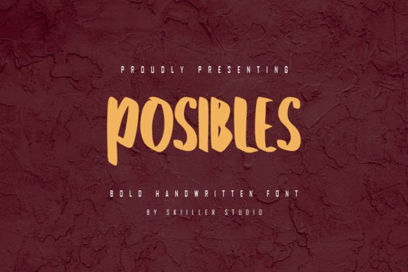 Posibles: A Script Handwritten Font That Breathes Life Into Your Creative Projects