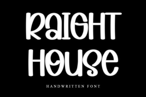 Raight House: A Script Handwritten Font for Creative Crafters
