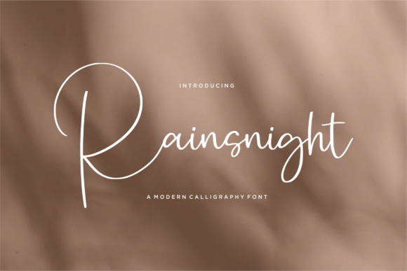 Rainsnight: The Font That Elevates Your Brand’s Visual Story