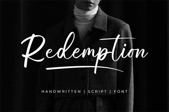 Redemption: A Script Handwritten Font for Digital Branding