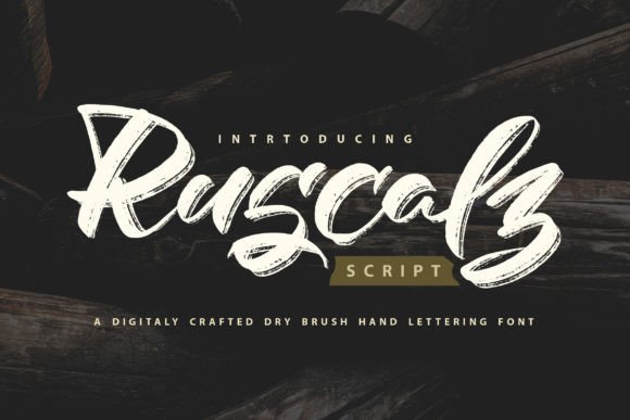 Ruscalz: A Script Handwritten Font for Modern Web Design