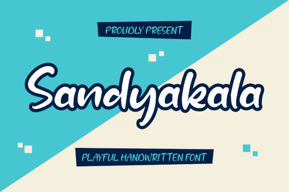 Sandyakala: A Script Handwritten Font for Editorial Design