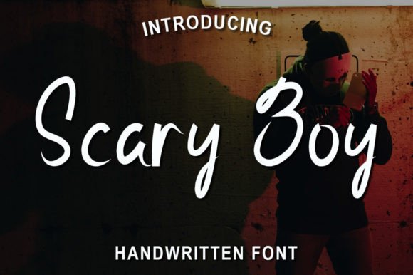Scary Boy: A Playful Script Font for Editorial Design