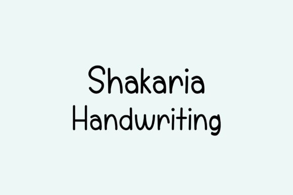 Shakaria: A Playful Script Font for Editorial Design