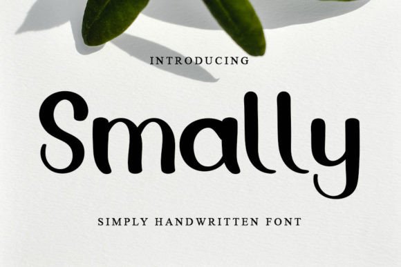 Smally: A Script Handwritten Font for Creative Branding