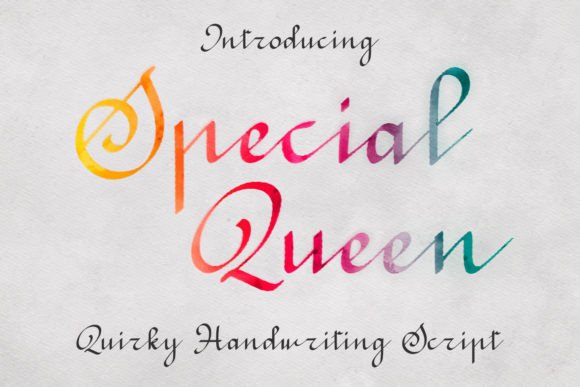 Special Queen: A Script Handwritten Font for Creative Crafters